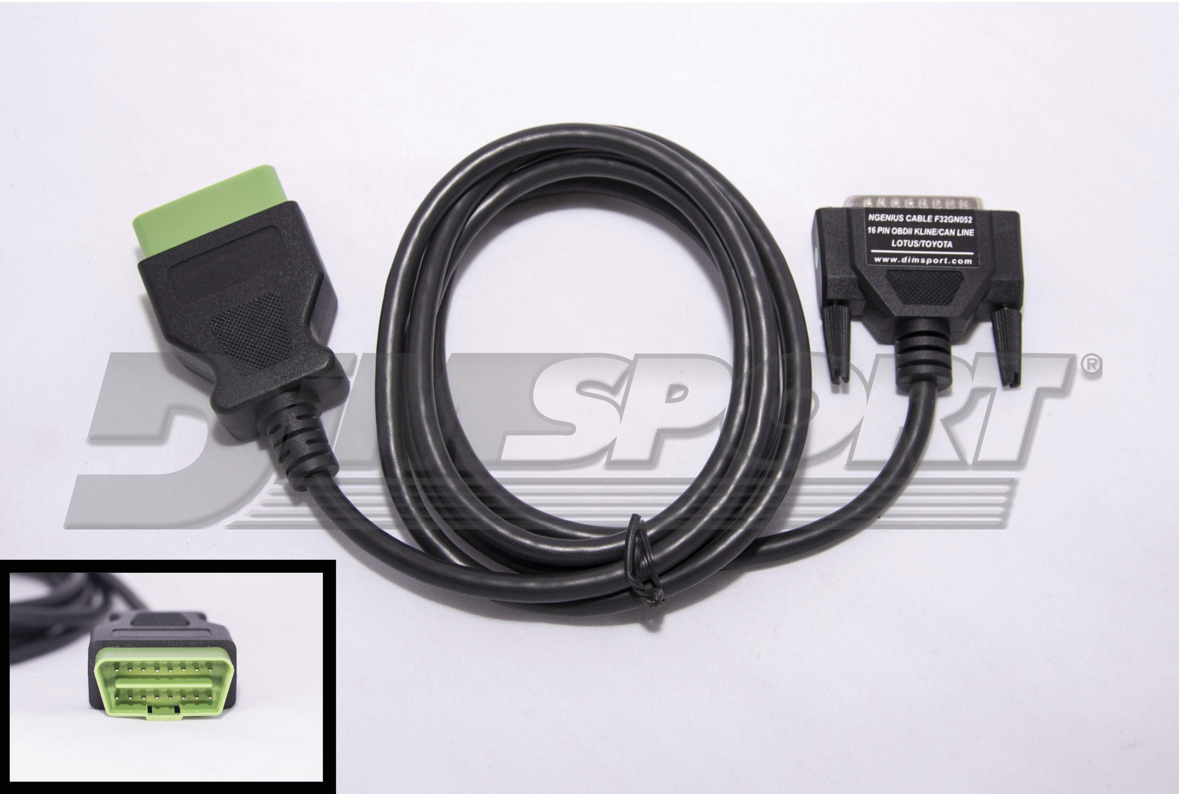 F32GN052 - Cablaggio OBDII per centraline EFI