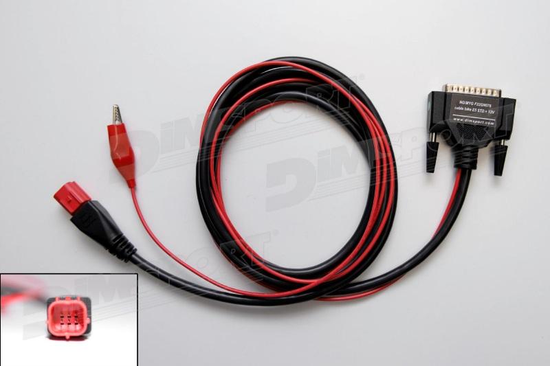 F32GN076 - Standard EOBD harness for EURO5 motorcycles with external 12V power supply