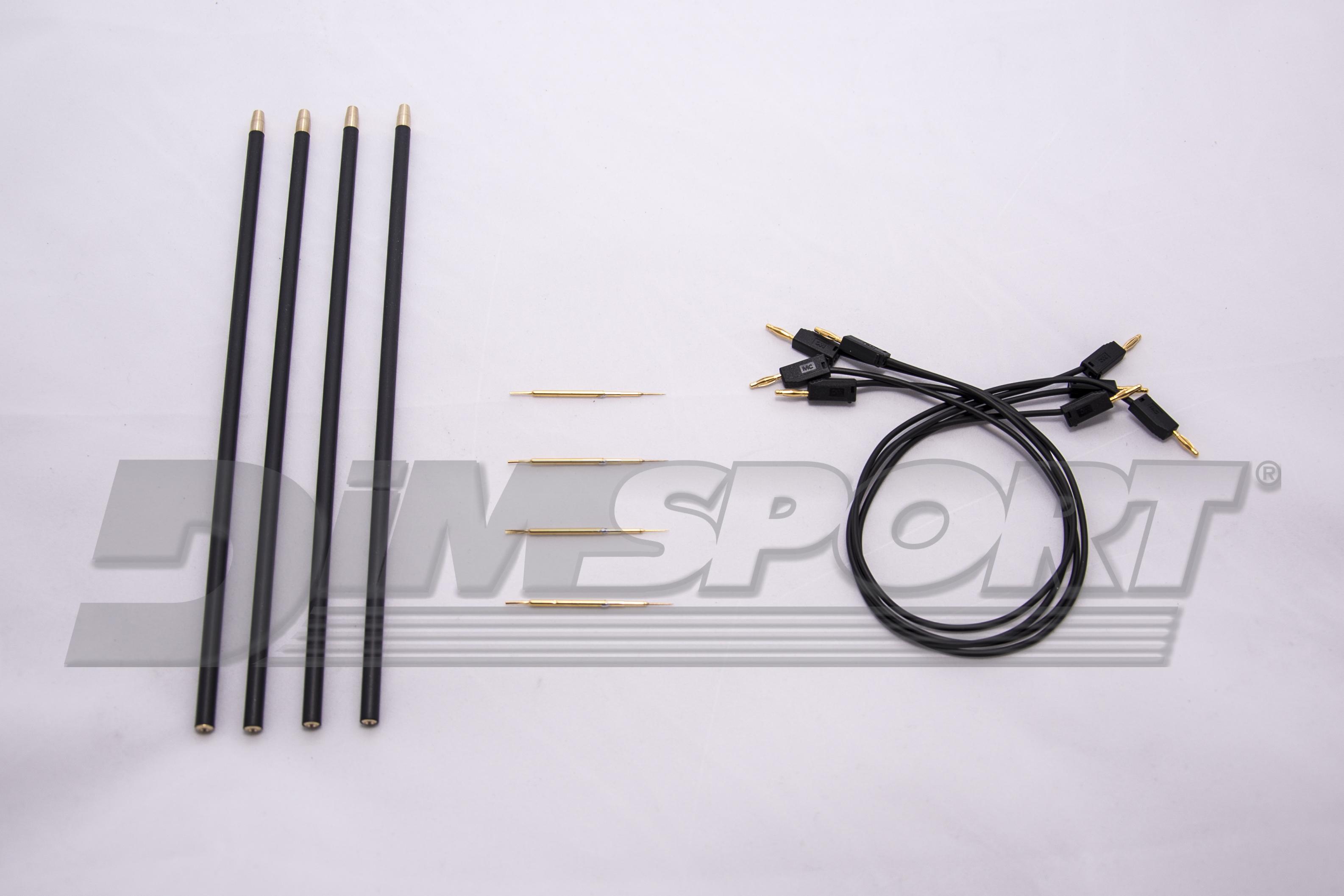 K34ACD_01 - Kit di 4 puntali completi per collegamento al banco BNP